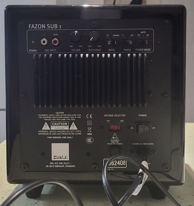 Subwoofer aktywny DALI Fazon Sub 1