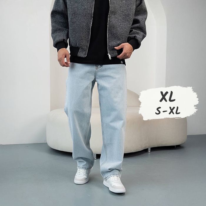 Джинси чоловічі, джинсы мужские свободные широкие relaxed jeans XL
