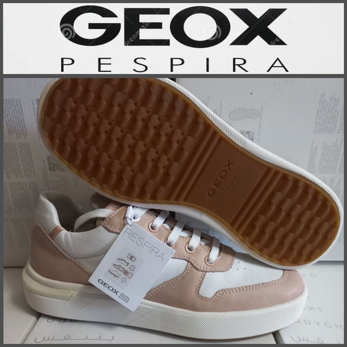 Кеди кросівки мокасини Geox D Dalyla Italy patent натуральна шкіра оригінал