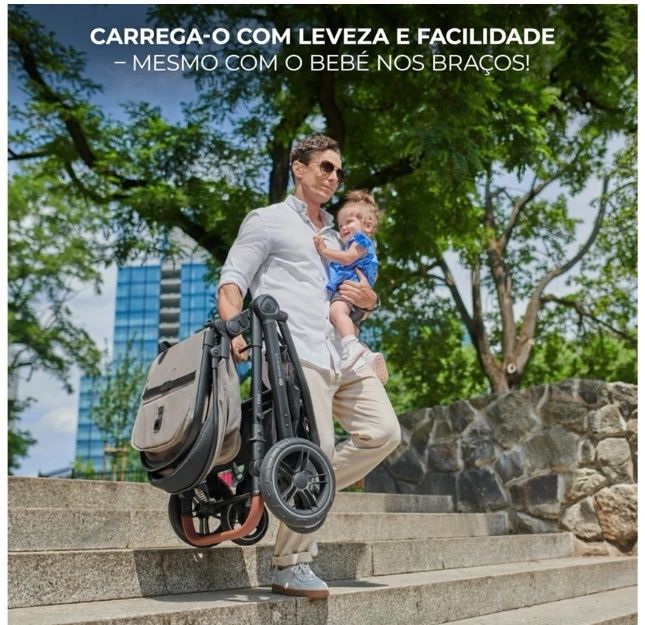 Carro bebé kinderkraft esme  novo, ainda com um ano de garantia