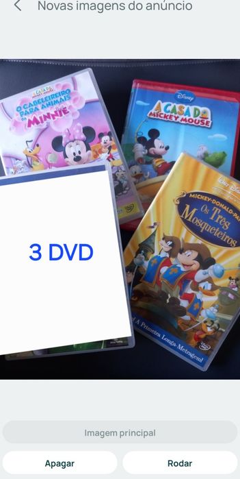 MICKEY MOUSE Conjunto 3 Dvd