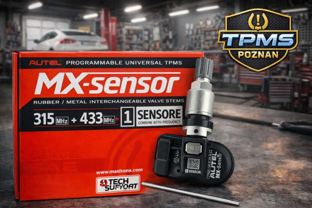 Autel Czujnik TPMS 1-SENSOR MX-Sensor METAL 315+433MHz. Faktura VAT
