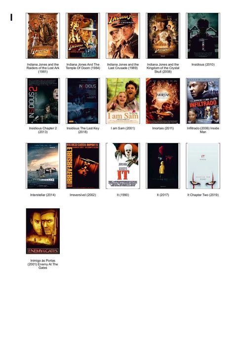 DVDs com filmes e conteúdos diversos – coleção organizada
