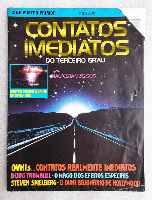 Revista Poster do Filme ~ "Contatos Imediatos do Terceiro Grau" ~ 1978