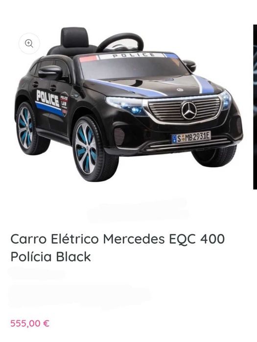 carro eletrico Mercedes eqc 400 police