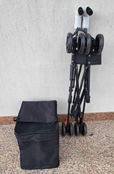 Wózek czterokołowy na zakupy, dla zwierzaka, transporter. Nowy.Nowość.