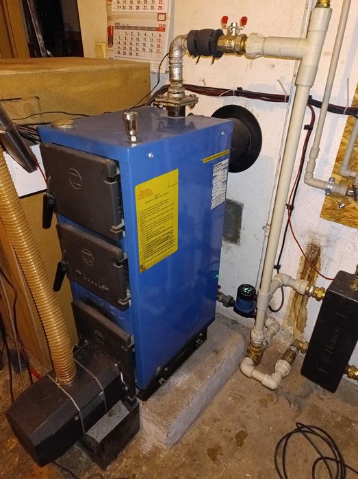 Kotłownia na pellet. KIPI 16 kW.