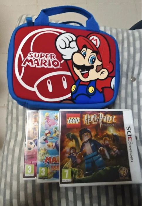 Nintendo 2DS + jogos + acessórios (conjunto completo)