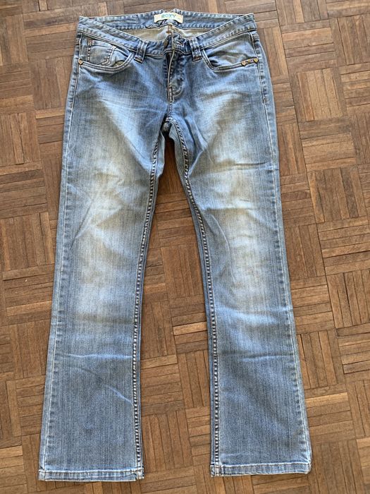 Calças de ganga diteitas