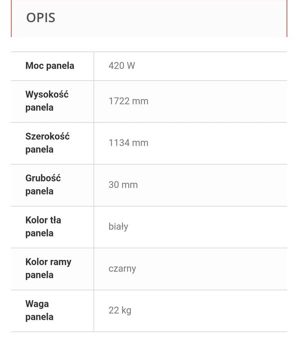 Sprzedam 5 paneli słonecznych Jinko 420W