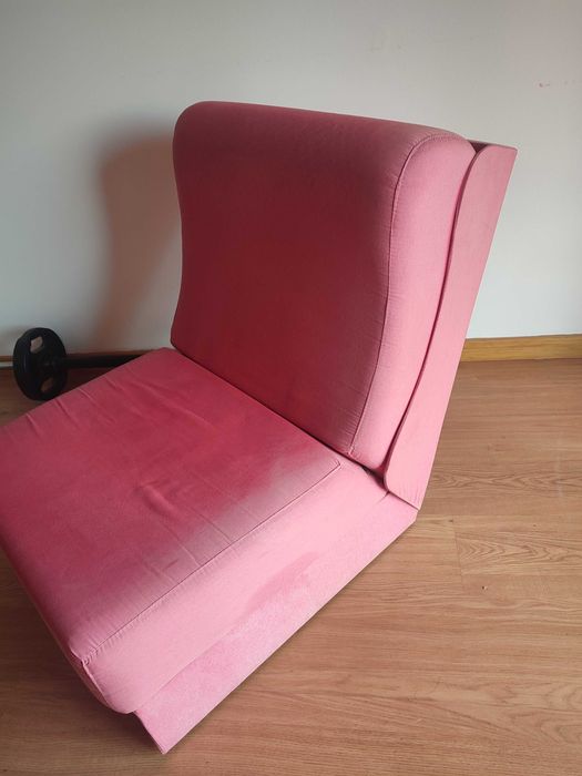 Sofá Cama um lugar Rosa