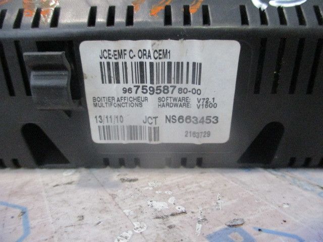 Display / ecrã de informações CITROËN DS3