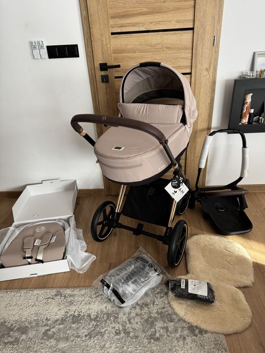 Cybex priam 4.0 cosy beige rose gold  nowy