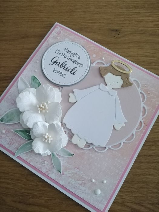 Personalizowana kartka z okazji Chrztu Świętego.