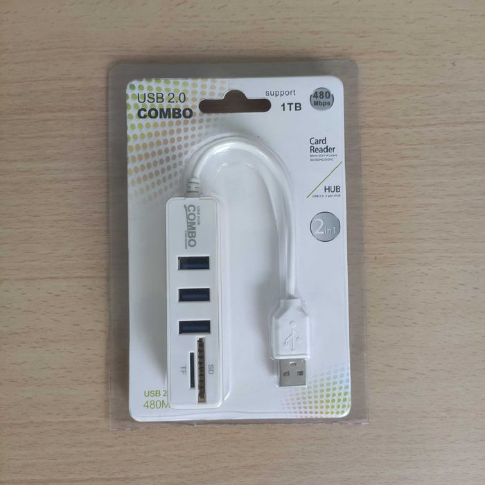 Hub Usb e Leitor de Cartões64550560404098120