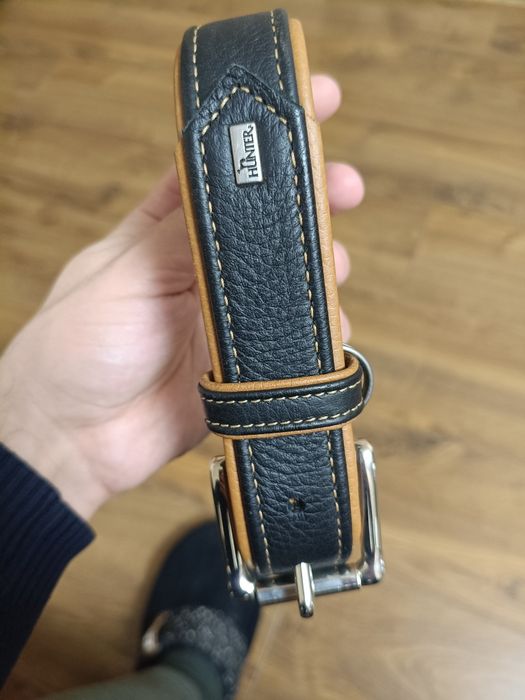 Кожаный ошейник Hunter (Германия) для средних и крупных собак