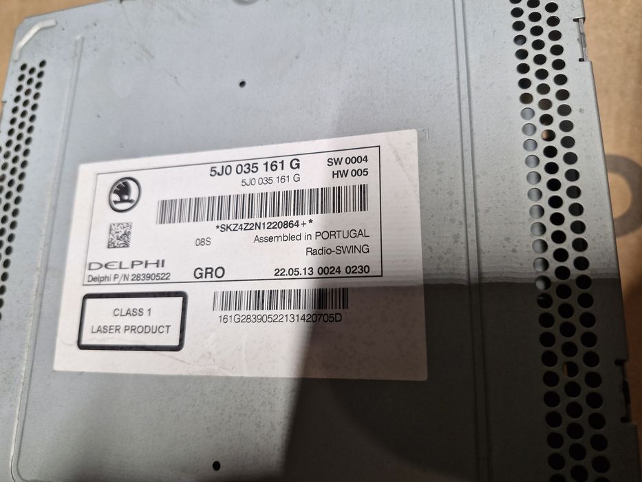 Radio skoda Fabia Roomster