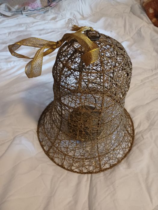 Sino decoração natal dourado