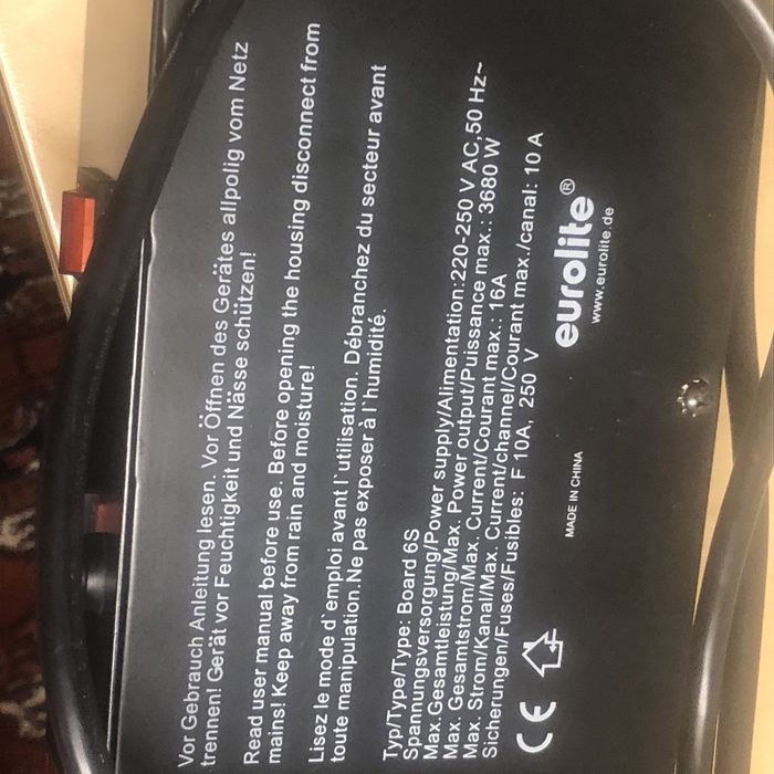 Eurolite 6-Channel Switchboard – 2 Units64584562276993122