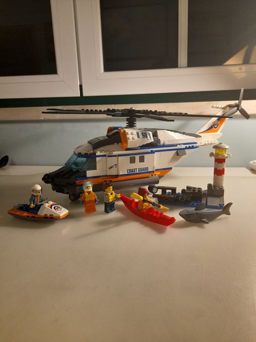 Lego de helicóptero de salvamento