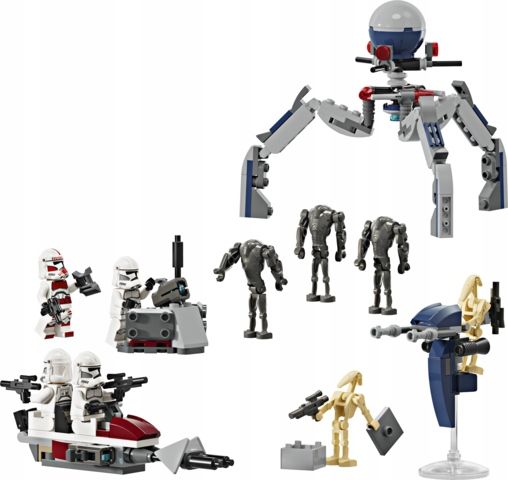 Lego Star Wars Zestaw Bitewny Z Żołnierzem Armii Klonów I Droidem 7537