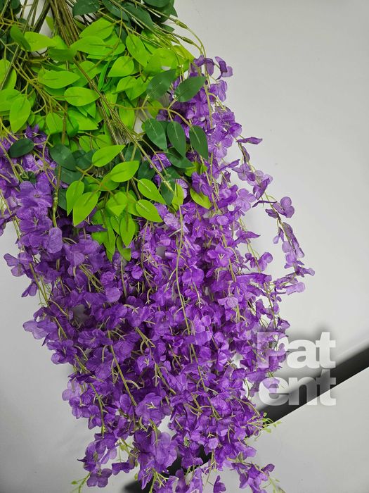 Wisteria fioletowa glicynia sztuczna girlanda dekoracja 12 sztuk