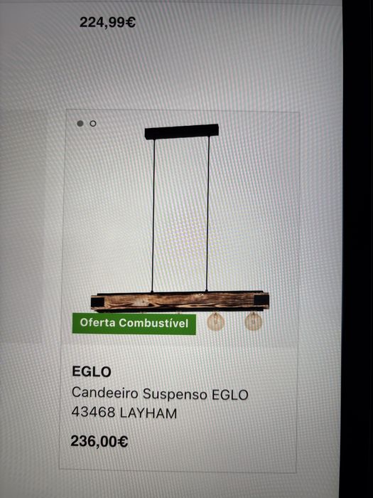 Candeeiro de teto moderno