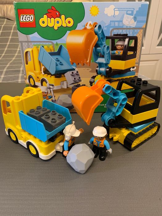 Іграшка Lego Duplo вантажівка та екскаватор