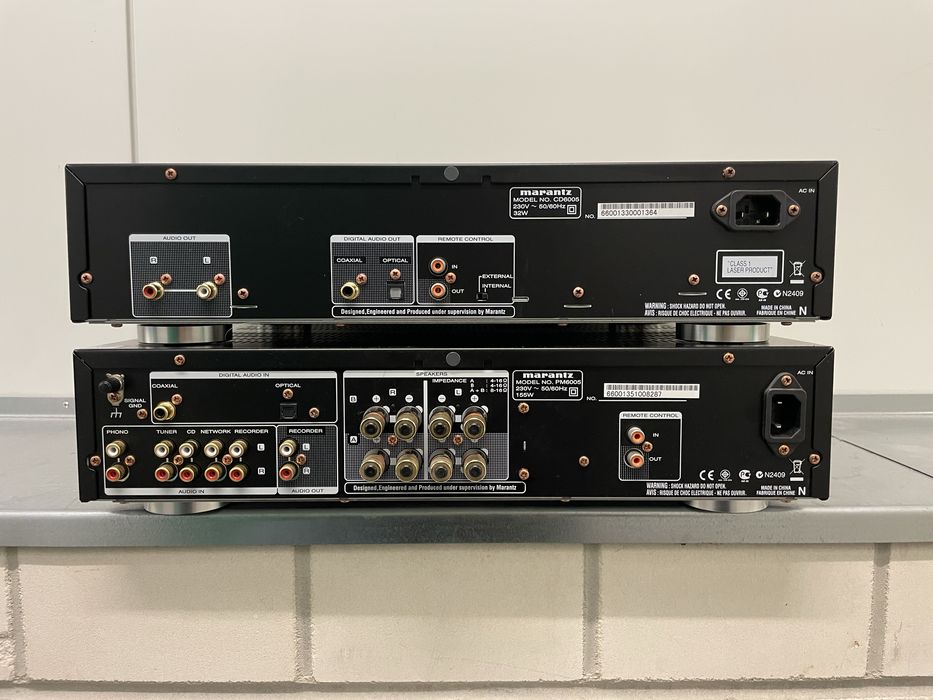 Marantz PM6005 + CD6005 - komplet z pilotami - Stan perfekcyjny