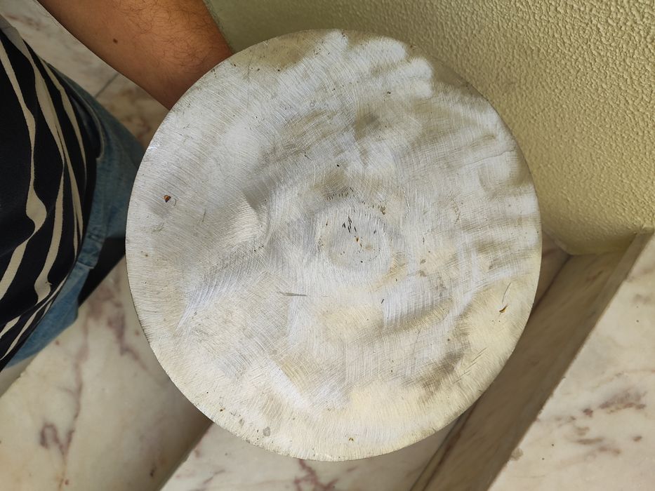 Armadura / Suporte em Aço Inox para Base de Chapéu de Sol em Betão