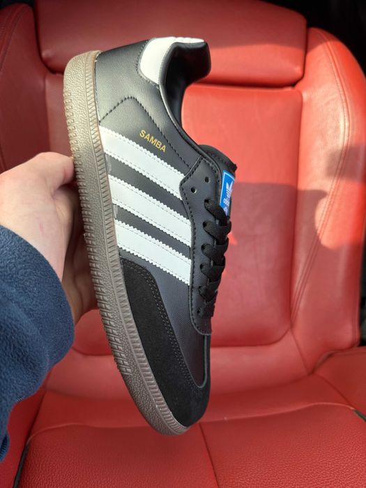 (ОПЛАТА ПІСЛЯ ОГЛЯДУ)Adidas Samba Black White Найк Самба Чорно-білі