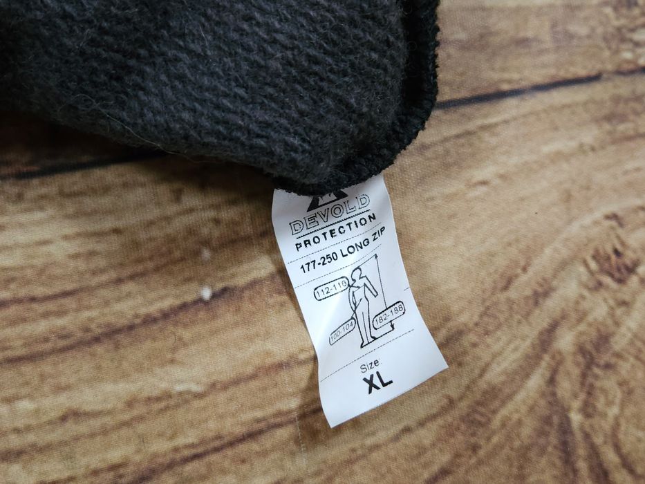 DEVOLD Protection Bluza 100 % Pure New Wool Rozsuwana Męska r. XL