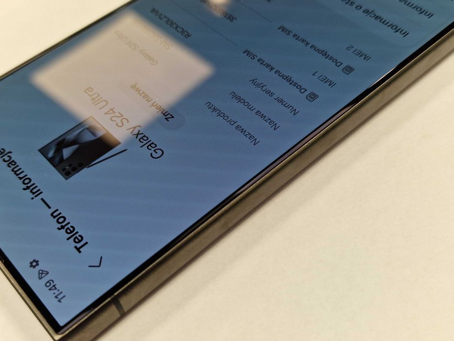 Samsung Galaxy S24 ULTRA/ 12GB/ 256GB/ Titanium Black/ Grade A- + ładowarka/ Gwarancja