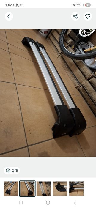 Bagażnik dachowy thule opel astra J Zafira B belki poprzeczki relingi