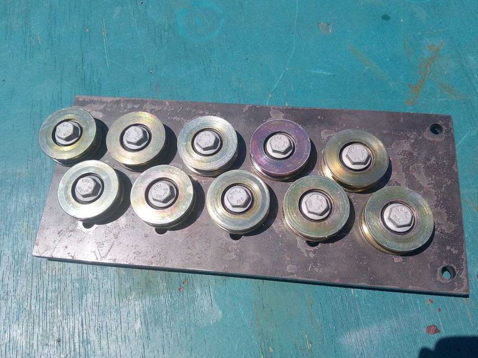 Выпрямитель для труб, Ролик стальной с подшипником Ø50 (R-4) 10шт.