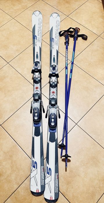 Narty plus kijki używane