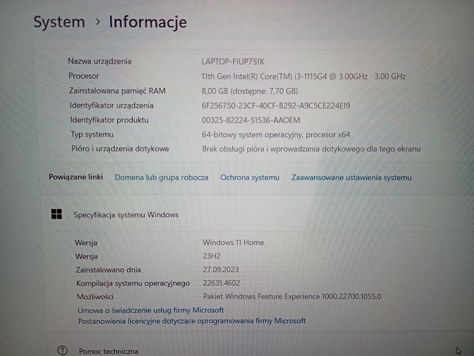 ASUS VivoBook 15 X513EA-BQ1662T Niebieski