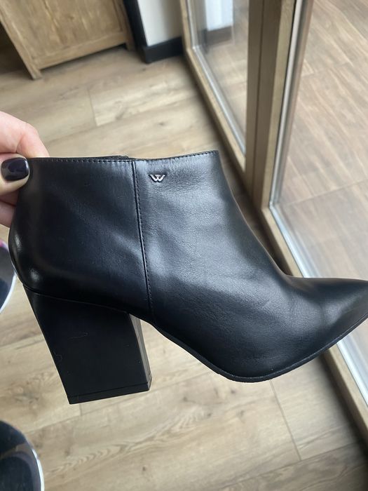 Botki Wojas skóra naturalna 40