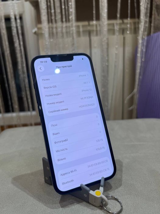 Iphone 13 128Gb батарея 91% ЛЕГКІ  СЛІДИ  2024рік