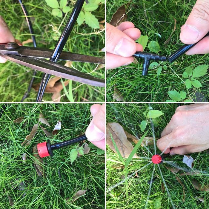 Zestaw do nawadniania irygacji roślin ogrodu 10m