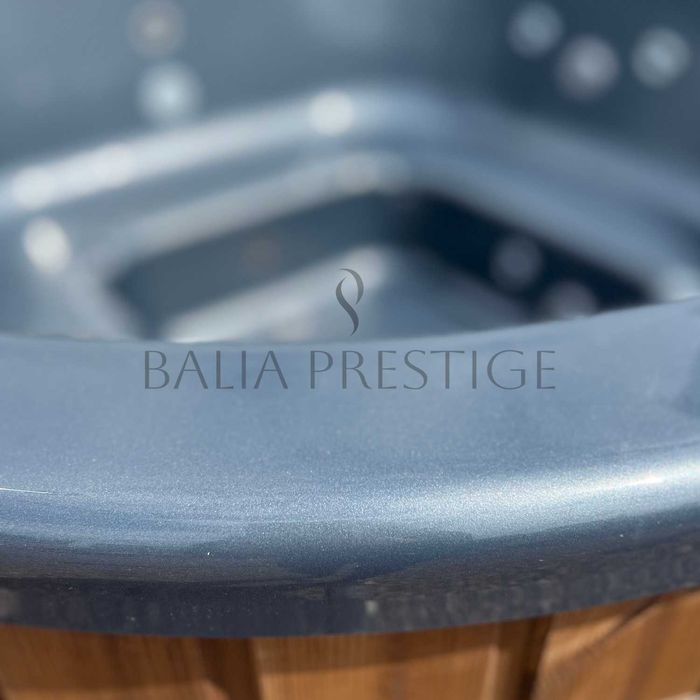 Balia Ogrodowa AKRYLOWA kwadratowa szara perła