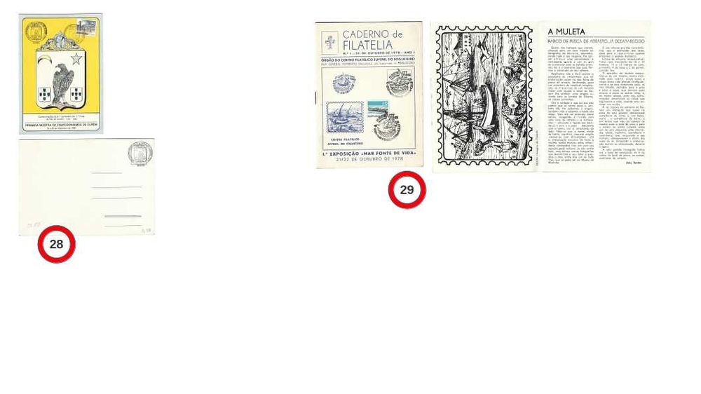 Cartas e Documentos Antigos - Lote 1