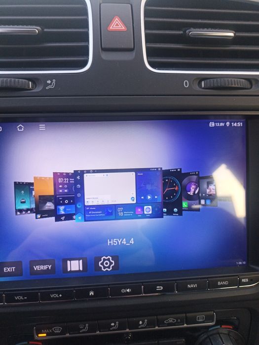 Radio android 14 4gb 64mb car Play/android auto Vw Golf 6