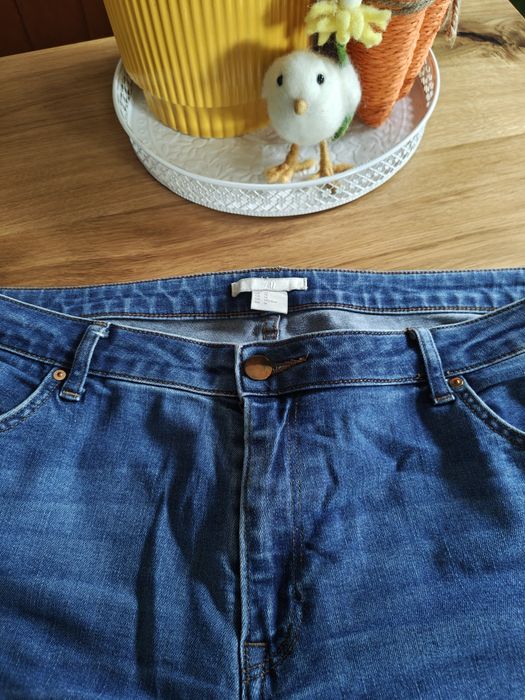 Spodnie jeansowe damskie slim stretch  h&m r.44