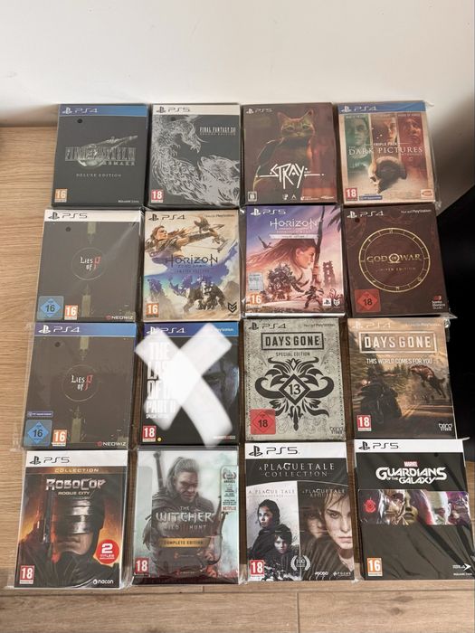 Ігри ps4-ps5 delux special  steelbook games