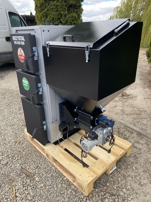 Kocioł Piec CO Pell-Eko TECHNIX 19 kW na groszek pellet drewno – SV200 5 Klasa Ecodesign