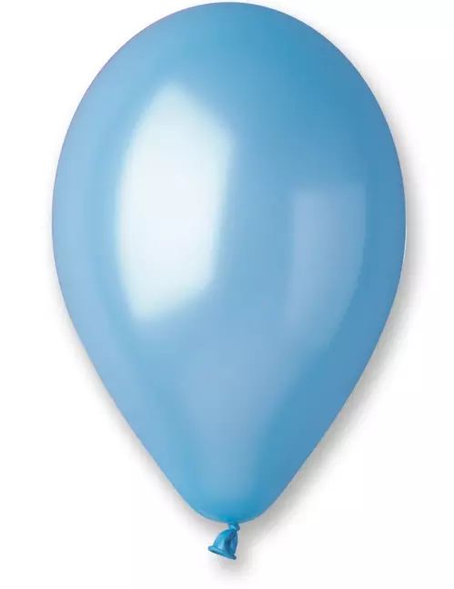 Balony Lateksowe, Niebieskie Metaliczne (100 Sztuk). Godan. Nowy Produkt
