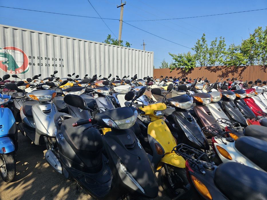 СТОКМОТО Продажа мопедов из Японии без пробега по Украине ДОСТАВКА ямаха хонда сузуки только с контейнера 36 39zr 35zx ca16 gear