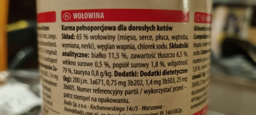 Animonda  carny dla kota  _puszka _8 ×400g _Darmowa dostawa