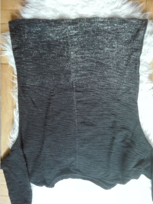 Vero Moda bluza sweter ombre czarno szara basic minimalizm czarna M